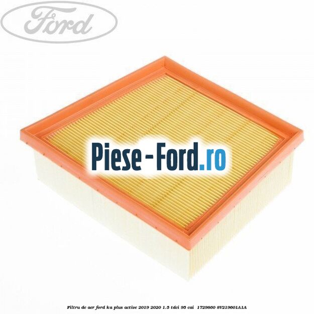Filtru de aer Ford Ka plus Active 2019-2020 1.5 TDCI 95 cai  #28D0B58844