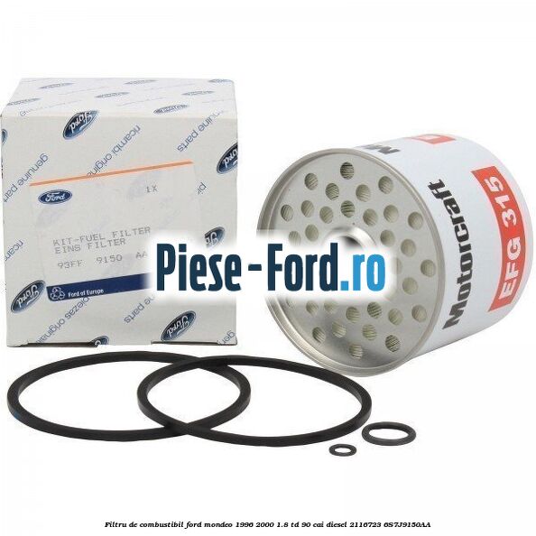 Filtru de combustibil Ford Mondeo 1996-2000 1.8 TD 90 cai diesel #5A06BA9FD8