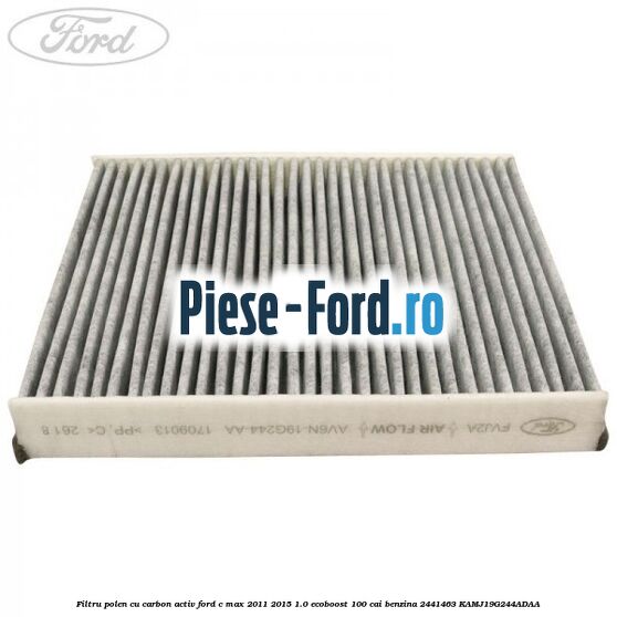 Capac acoperire filtru polen Ford C-Max 2011-2015 1.0 EcoBoost 100 cai benzina