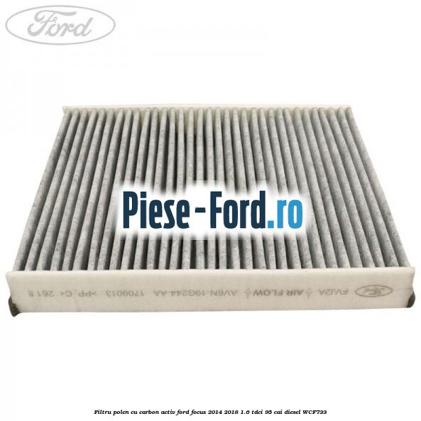 Filtru polen cu carbon activ Ford Focus 2014-2018 1.6 TDCi 95 cai