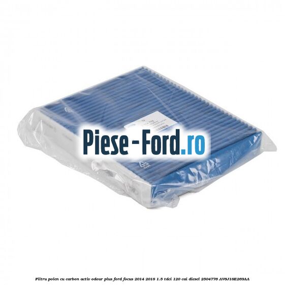 Filtru polen cu carbon activ Ford Focus 2014-2018 1.5 TDCi 120 cai diesel