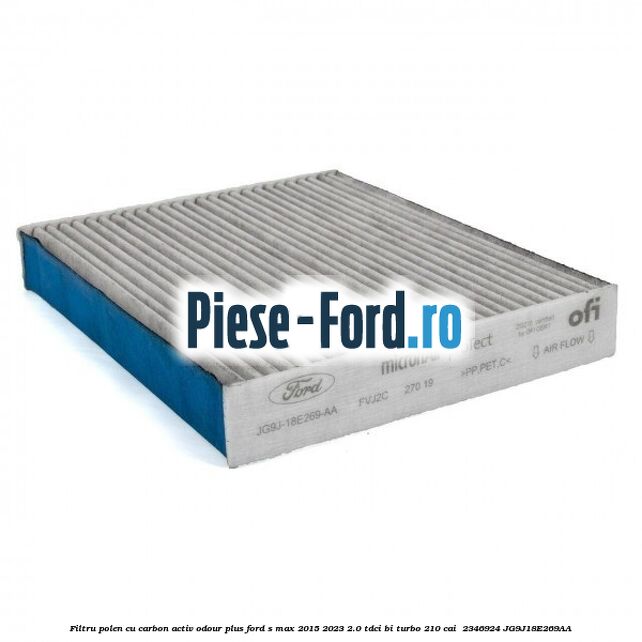 Filtru polen cu carbon activ Odour Plus Ford S-Max 2015-2023 2.0 TDCi BI-Turbo 210 cai #80753A239A Filtru polen cu carbon activ Odour Plus Ford S-Max 2015-2023 2.0 TDCi BI-Turbo 210 cai #80753A239A