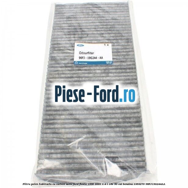 Filtru polen/habitaclu cu carbon activ Ford Fiesta 1996-2001 1.4 i 16V 90 cai benzina #8C7C41DA4C