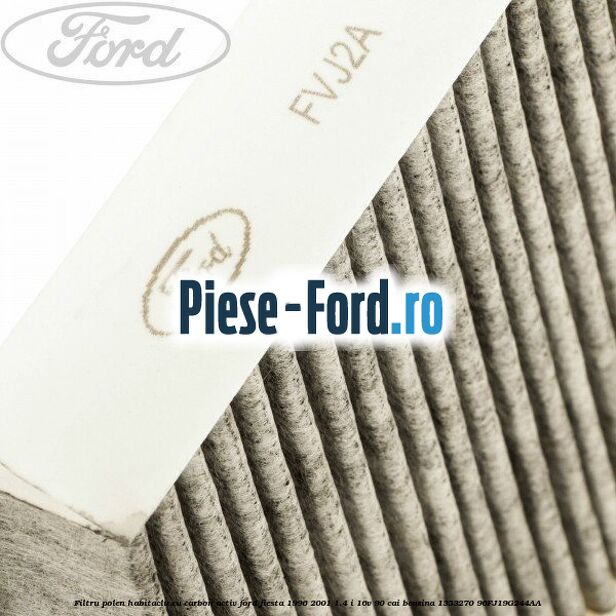 Filtru polen/habitaclu cu carbon activ Ford Fiesta 1996-2001 1.4 i 16V 90 cai benzina #8C7C41DA4C