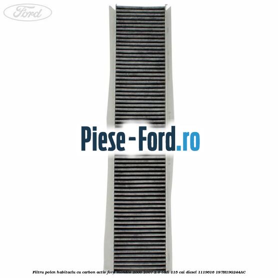 Filtru polen/habitaclu cu carbon activ Ford Mondeo 2000-2007 2.0 TDDI 115 cai diesel #BD34F25353