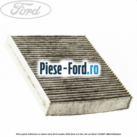 Filtru polen/habitaclu cu carbon activ Ford Mondeo 2008-2014 2.0 TDCi 140 cai diesel #7C1F3D7CD1