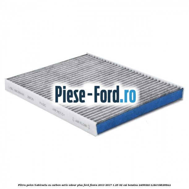 Filtru polen/habitaclu cu carbon activ Odour Plus Ford Fiesta 2013-2017 1.25 82 cai benzina #7F2DE8AAA4