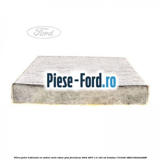 Filtru polen/habitaclu cu carbon activ Odour Plus Ford Focus 2004-2007 1.8 125 cai benzina #D0C57DFCA6