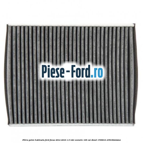 Filtru polen/habitaclu Ford Focus 2014-2018 1.5 TDCi ECOnetic 105 cai diesel #3FEA9F664F