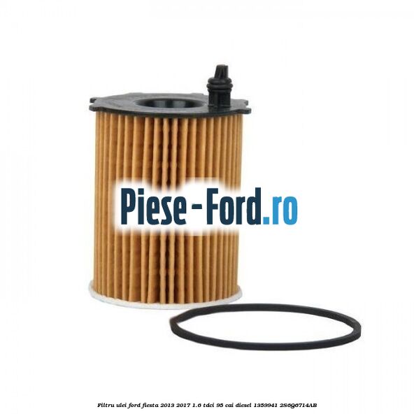 Filtru ulei Ford Fiesta 2013-2017 1.6 TDCi 95 cai diesel