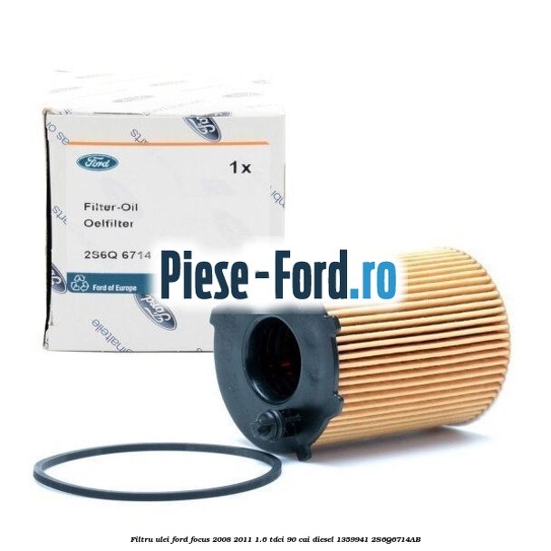 Filtru ulei Ford Focus 2008-2011 1.6 TDCi 90 cai #9B211ADAFF Filtru ulei Ford Focus 2008-2011 1.6 TDCi 90 cai diesel #9B211ADAFF