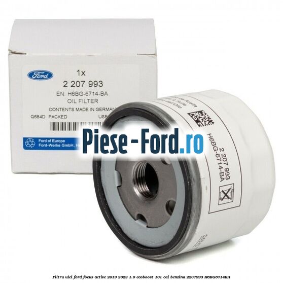 Filtru ulei Ford Focus Active 2019-2023 1.0 EcoBoost 101 cai #FD6F1D0C56 Filtru ulei Ford Focus Active 2019-2023 1.0 EcoBoost 101 cai benzina #FD6F1D0C56