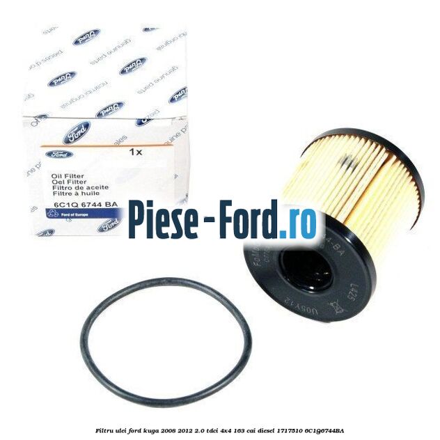 Filtru ulei Ford Kuga 2008-2012 2.0 TDCI 4x4 163 cai diesel #B6A7EF17B6