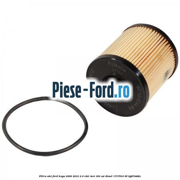 Filtru ulei Ford Kuga 2008-2012 2.0 TDCI 4x4 163 cai diesel #B6A7EF17B6