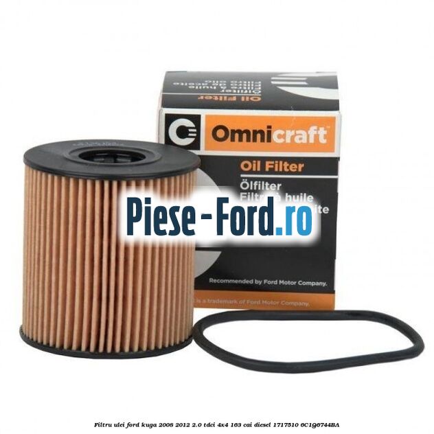 Filtru ulei Ford Kuga 2008-2012 2.0 TDCI 4x4 163 cai diesel #B6A7EF17B6