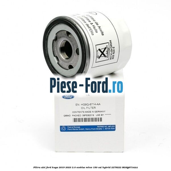 Filtru ulei Ford Kuga 2019-2023 2.0 EcoBlue mHEV 150 cai hybrid #B7CB4EC4FE