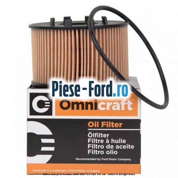 Filtru ulei Ford Mondeo 2000-2007 2.0 TDCi 131 cai  #D85110BCAD