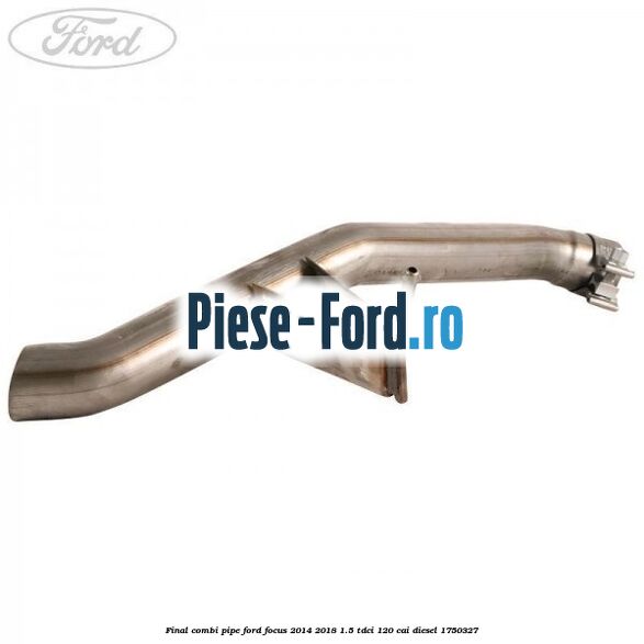 Final combi pipe Ford Focus 2014-2018 1.5 TDCi 120 cai diesel #ADDBC58677