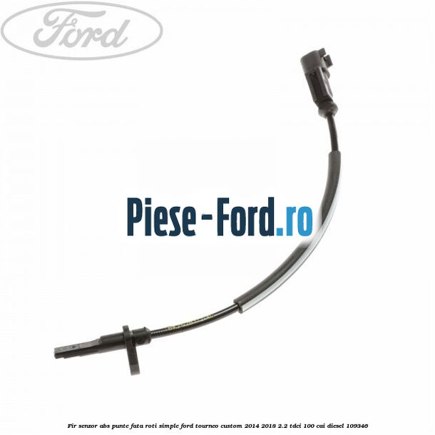 Conector senzor uzura placute frana Ford Tourneo Custom 2014-2018 2.2 TDCi 100 cai diesel