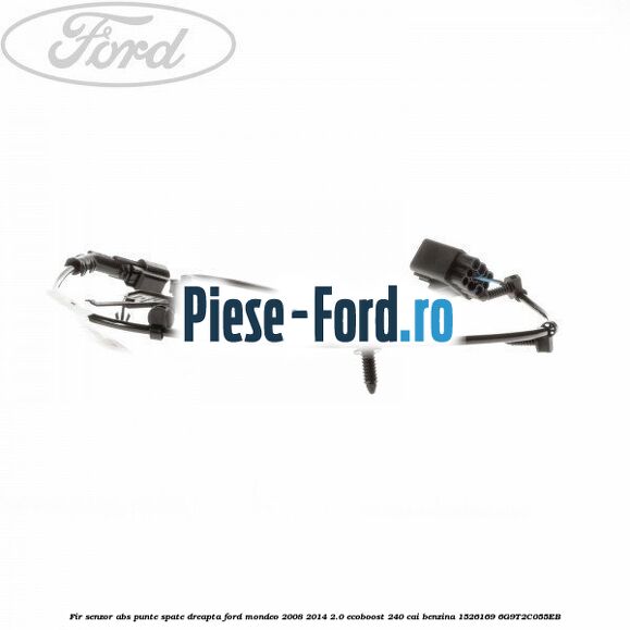 Fir senzor ABS punte spate dreapta Ford Mondeo 2008-2014 2.0 EcoBoost 240 cai benzina