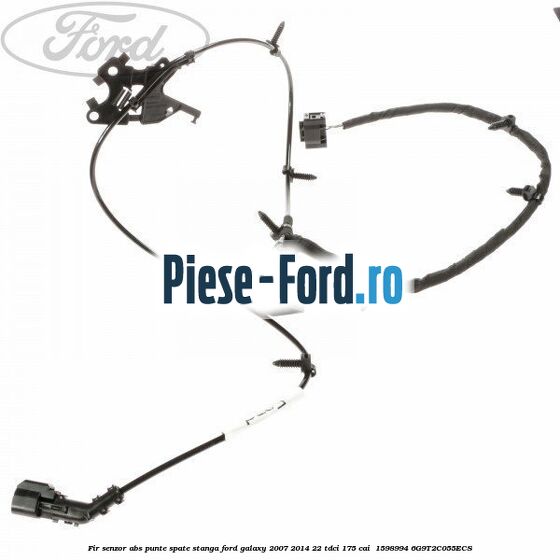 Fir senzor ABS punte spate stanga Ford Galaxy 2007-2014 2.2 TDCi 175 cai #2E55FD5615