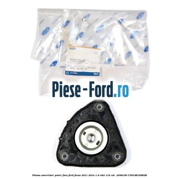 Flansa amortizor punte fata Ford Focus 2011-2014 1.6 TDCi 115 cai  #9F3A4F2D49