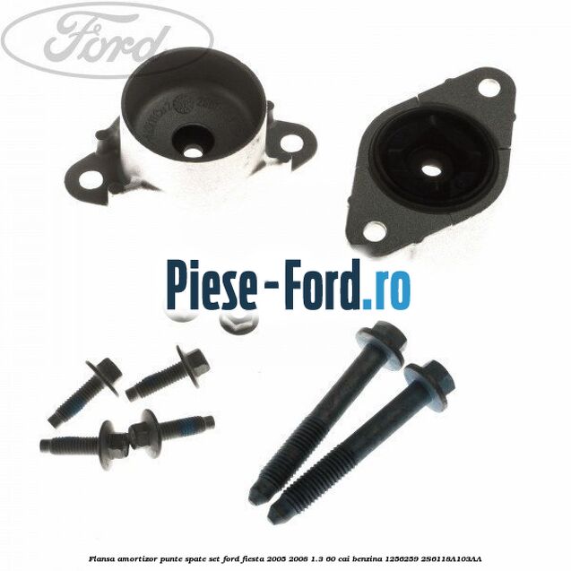 Flansa amortizor punte spate Ford Fiesta 2005-2008 1.3 60 cai benzina