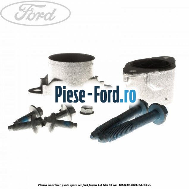 Flansa amortizor punte spate set Ford Fusion 1.6 TDCi 90 cai  #5AC0F68155