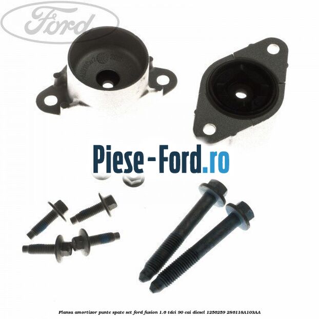 Flansa amortizor punte spate Ford Fusion 1.6 TDCi 90 cai diesel