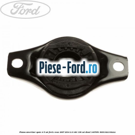 Flansa amortizor punte spate Ford S-Max 2007-2014 2.0 TDCi 136 cai diesel