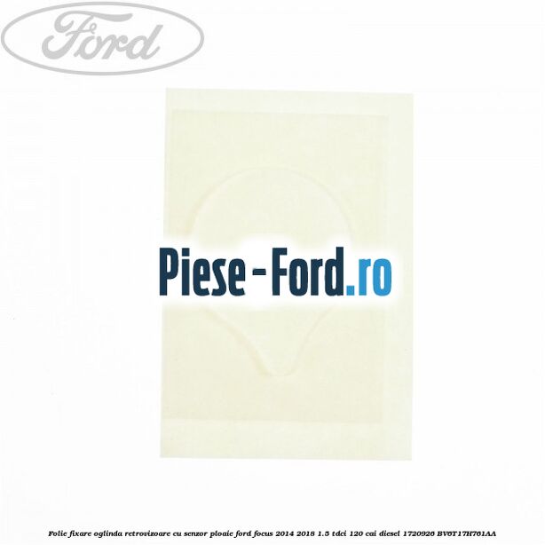 Capac oglinda stanga frozen white Ford Focus 2014-2018 1.5 TDCi 120 cai diesel