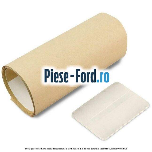 Folie protectie bara spate transparenta Ford Fusion 1.3 60 cai #3FB127330F