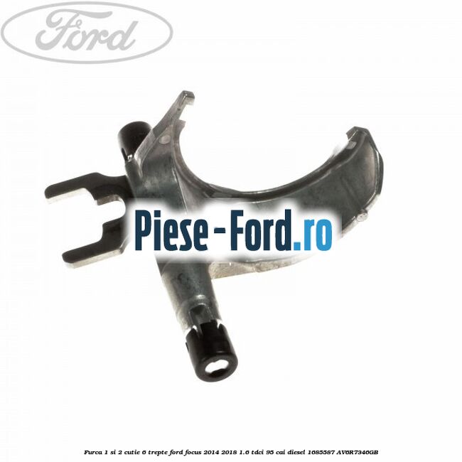 Consola timonerie, fara ornament cromat Ford Focus 2014-2018 1.6 TDCi 95 cai diesel