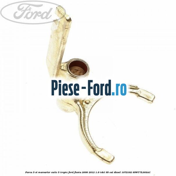 Furca 5 si marsarier cutie 5 trepte Ford Fiesta 2008-2012 1.6 TDCi 95 cai diesel