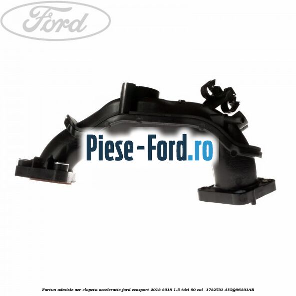 Furtun admisie aer clapeta acceleratie Ford EcoSport 2013-2018 1.5 TDCi 90 cai #9B51CD3579 Furtun admisie aer clapeta acceleratie Ford EcoSport 2013-2018 1.5 TDCi 90 cai #9B51CD3579