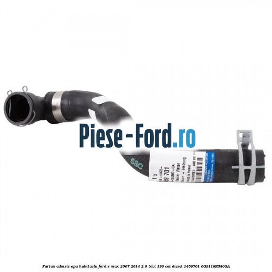 Furtun admsie apa habitaclu Ford S-Max 2007-2014 2.0 TDCi 130 cai diesel #D17BDC3277
