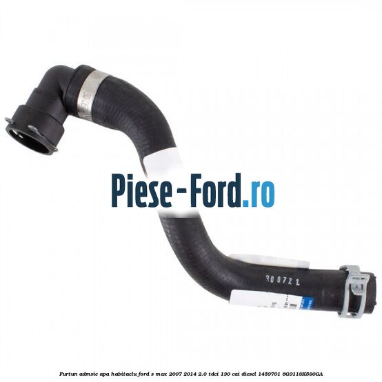 Furtun admsie apa habitaclu Ford S-Max 2007-2014 2.0 TDCi 130 cai diesel #D17BDC3277