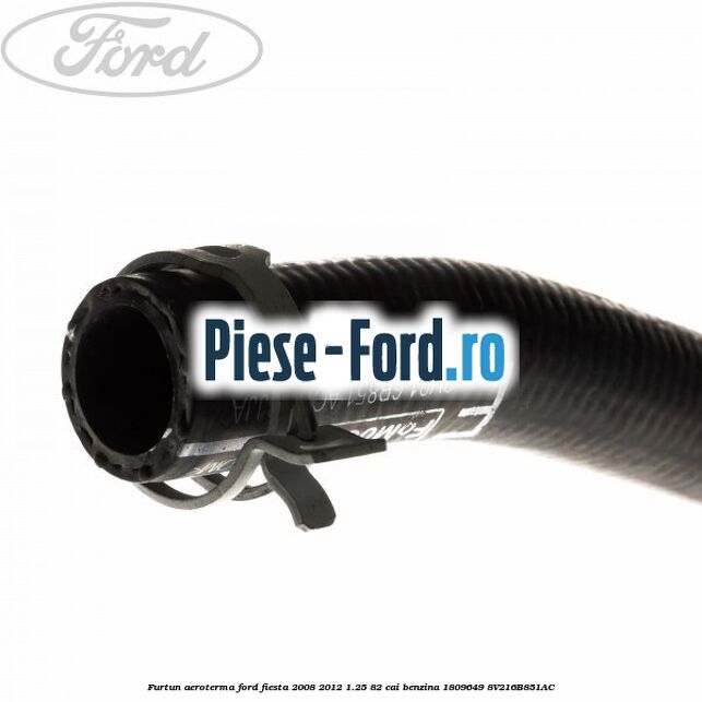Furtun aeroterma Ford Fiesta 2008-2012 1.25 82 cai benzina