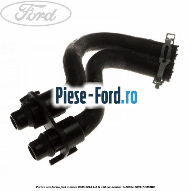 Furtun admisie apa radiator habitaclu Ford Mondeo 2008-2014 1.6 Ti 125 cai benzina