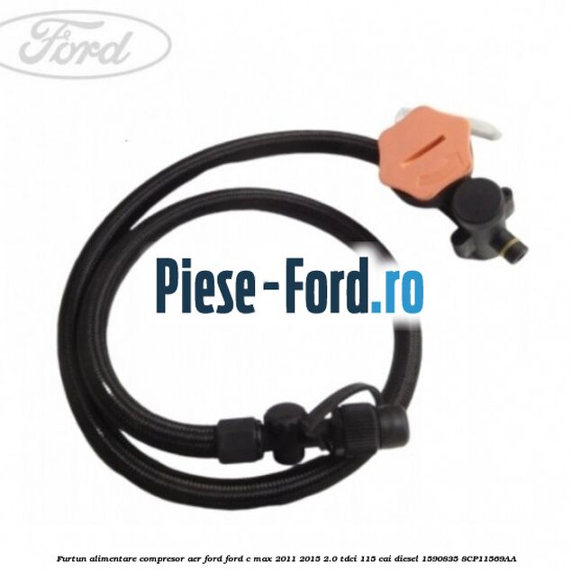 Cutie depozitare carlig remorcare Ford C-Max 2011-2015 2.0 TDCi 115 cai diesel