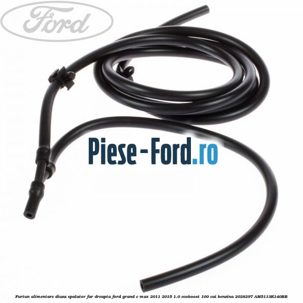 Furtun alimentare diuza spalator far dreapta Ford Grand C-Max 2011-2015 1.0 EcoBoost 100 cai #60FE37A257