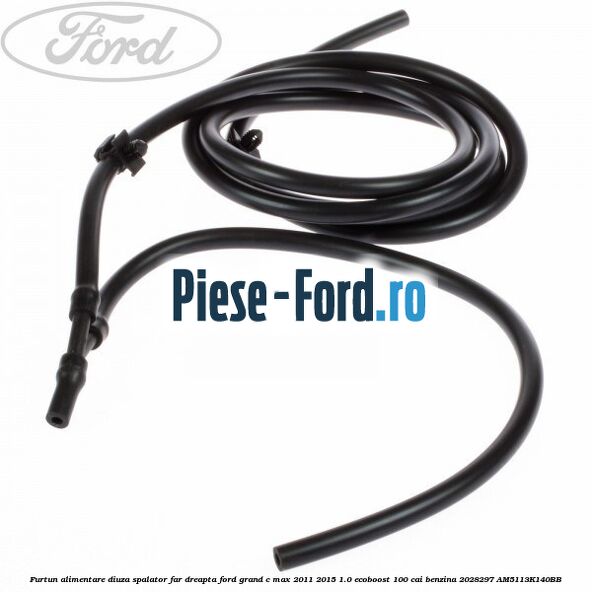 Furtun alimentare diuza spalator far dreapta Ford Grand C-Max 2011-2015 1.0 EcoBoost 100 cai benzina #60FE37A257