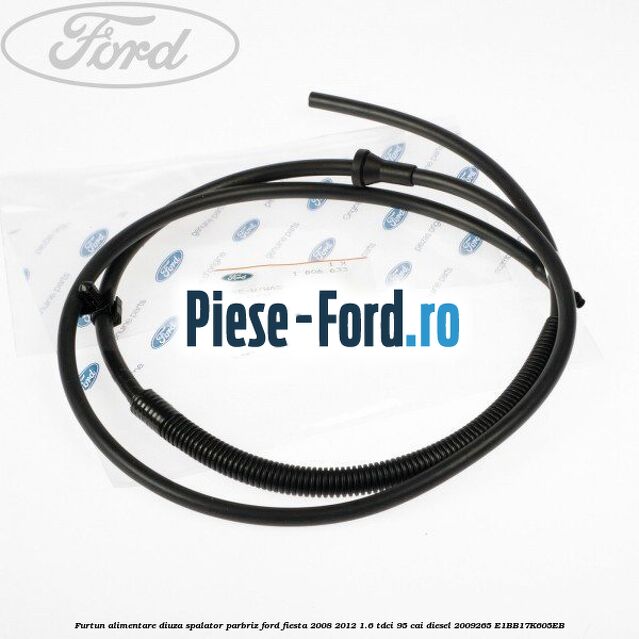 Furtun alimentare diuza spalator parbriz Ford Fiesta 2008-2012 1.6 TDCi 95 cai diesel