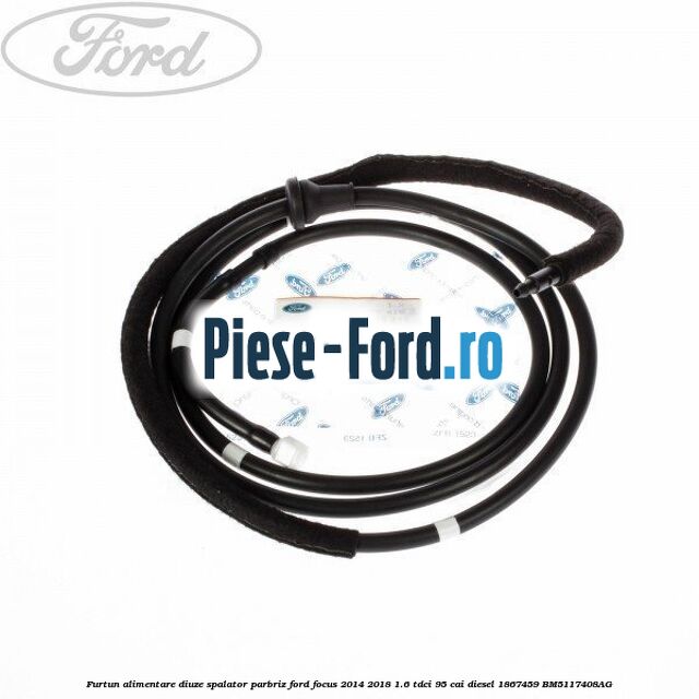Furtun alimentare diuze spalator parbriz Ford Focus 2014-2018 1.6 TDCi 95 cai diesel