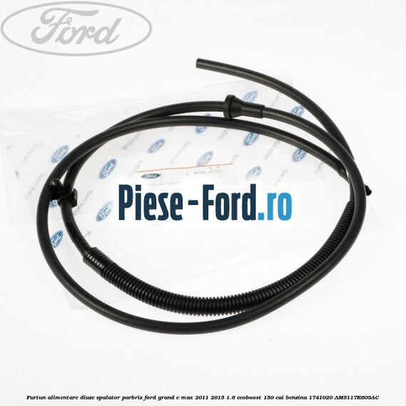 Furtun alimentare diuza spalator luneta Ford Grand C-Max 2011-2015 1.6 EcoBoost 150 cai benzina