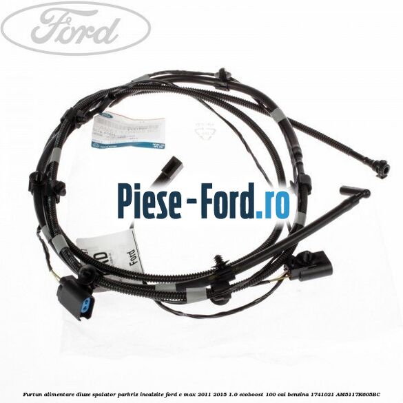 Furtun alimentare diuze spalator parbriz Ford C-Max 2011-2015 1.0 EcoBoost 100 cai benzina