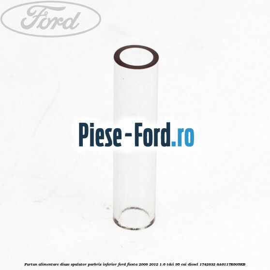Furtun alimentare diuze spalator parbriz Ford Fiesta 2008-2012 1.6 TDCi 95 cai diesel