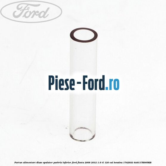 Furtun alimentare diuze spalator parbriz Ford Fiesta 2008-2012 1.6 Ti 120 cai benzina