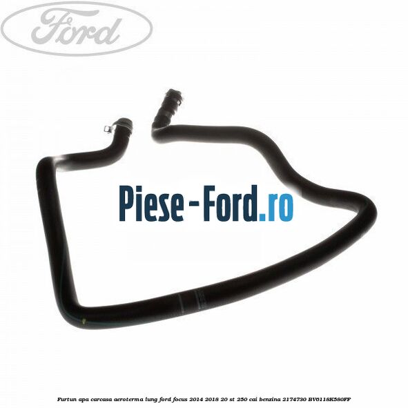 Furtun apa carcasa aeroterma, lung Ford Focus 2014-2018 2.0 ST 250 cai #D12DFA8C38