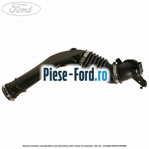 Furtun evacuare carcasa filtru aer Ford Focus 2011-2014 1.6 EcoBoost 150 cai #2905E32092